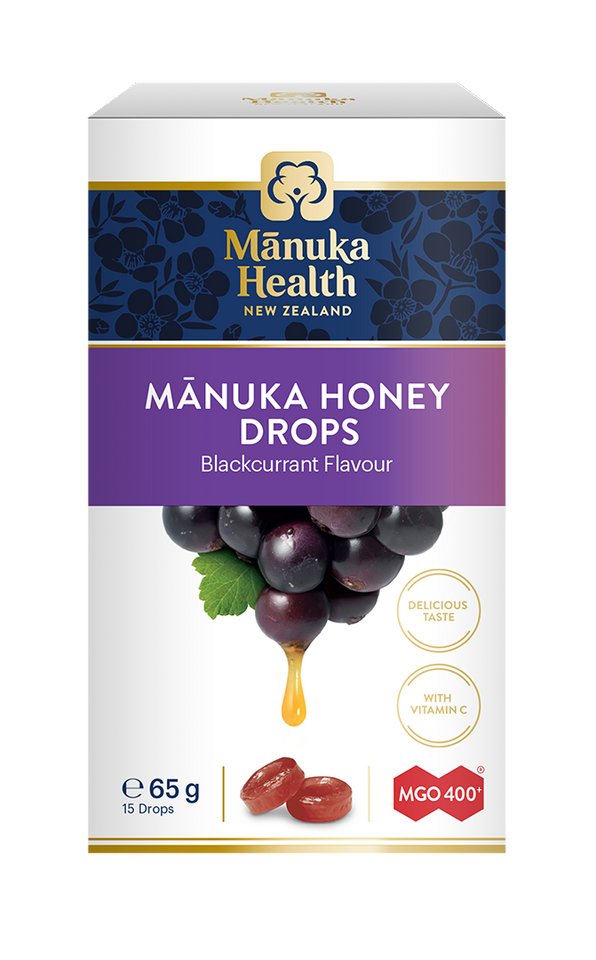 Manuka Health MGO 400+ Manuka Honey  Blackcurrant Drops